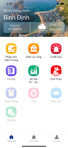 Bình Định Smartcity Screen 3
