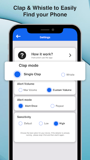 Whistle and Clap Phone Finder