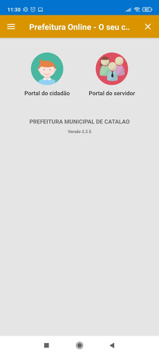 Android application Prefeitura Online - O seu cana screenshort