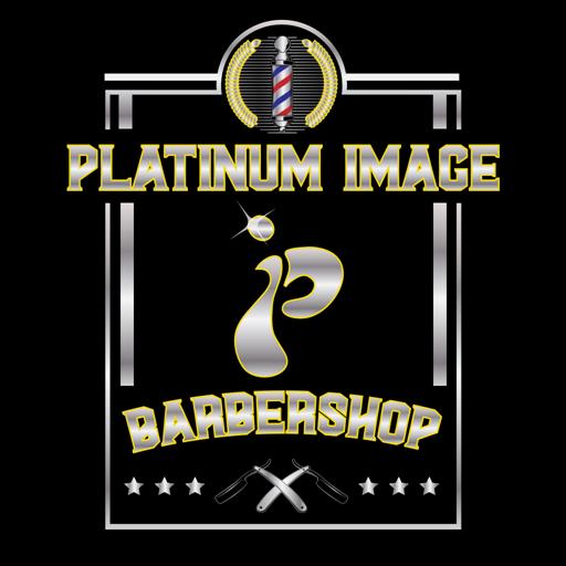 Platinum Image Barbershop Logo