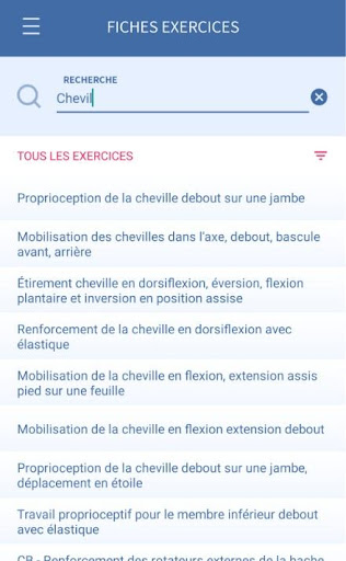 MonKiné Screen 3