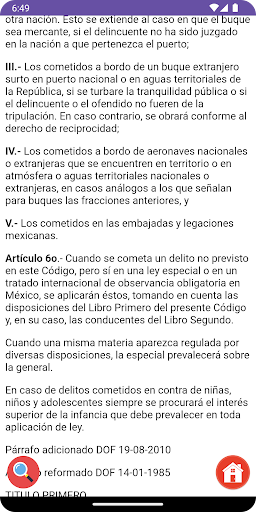 Código Penal Federal de México Screen 3