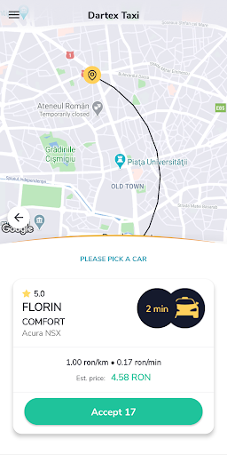 Taxi Dartex Screen 3