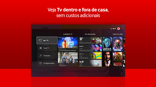 Android application Vodafone TV screenshort