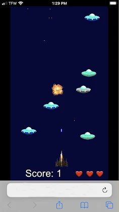 UFO Space Shooter 2 - Screenshot 1