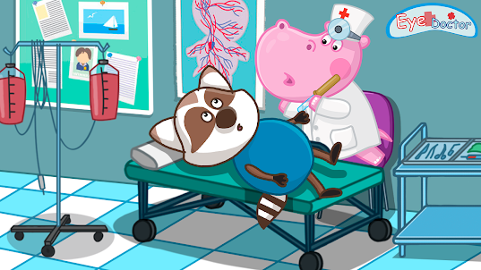 Bác sĩ mắt Hippo trò chơi y tế