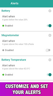 Sensor Charts: Sensors Multitool