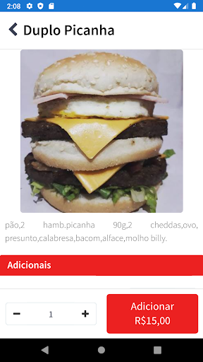 Top Lanches Burgs Screen 2
