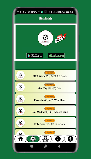 YK Sport Screen 3