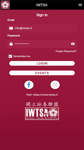 Android application IWTSA: The Official App screenshort