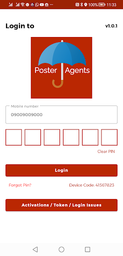 Android application Poster Agents screenshort