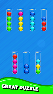 Ball Sort Blue - Puzzle Game