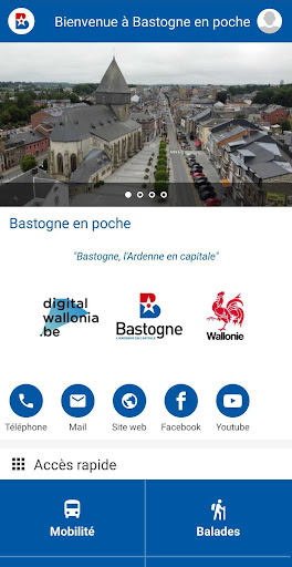 Android application Bastogne en Poche screenshort