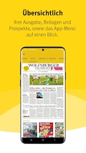 Wolfsburger Nachrichten E-Paper Screenshot