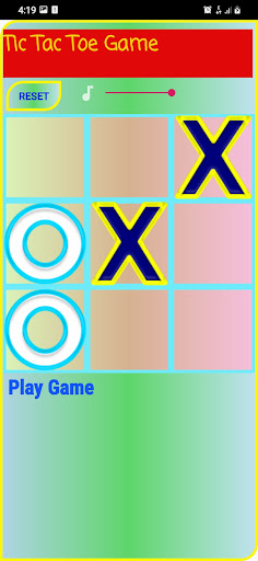 tic tac toe game Screen 2
