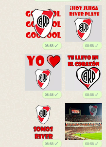 Sticker Divertidos River Plate