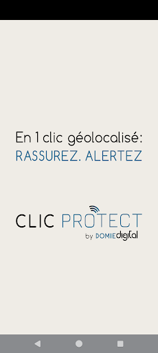 Android application Clic Protect screenshort