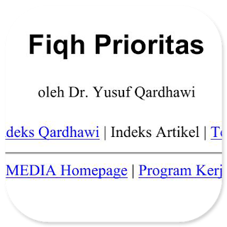 Fiqih Prioritas Yusuf Qardhawi