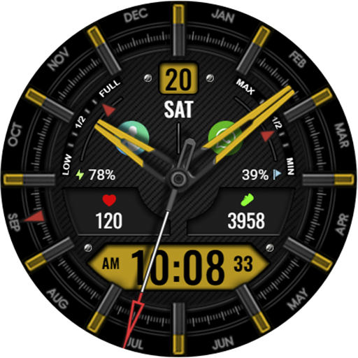 WFP 116 Hybrid watch face