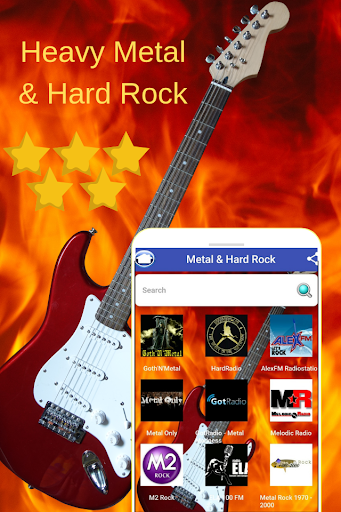 Heavy Metal  and Hard Rock Radio Stations
