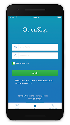 Android application OpenSky® Mobile screenshort