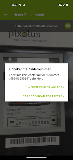 RE-Zähler Screen 3