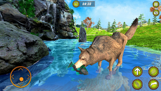 Wolf Simulator Game: The Hunting Wolf Animal Games 1.1 APK screenshots 6