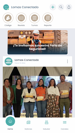 Android application Lomas Conectado screenshort