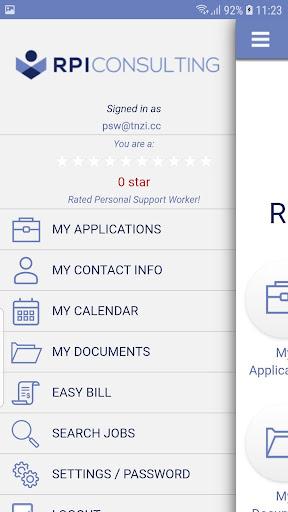 RPI Consulting Mobile App Screen 3