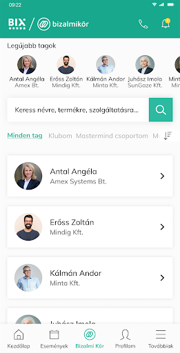 Bizalmi Kör - Vezetői Klub Screen 2