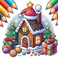 Christmas Color by Number: Kids Crayon, Paint Book