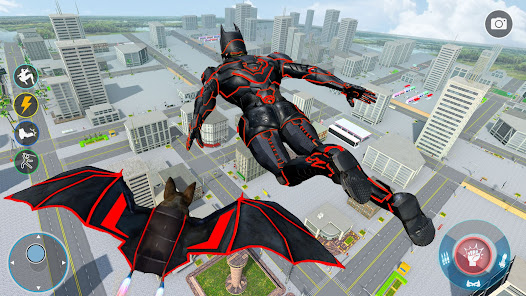 Screenshot 2 Flying Bat Robot Car Transform android