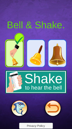 Android application Bell & Shake screenshort