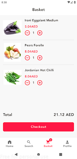 Taste & Shop Screen 3