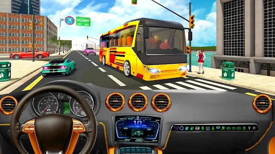 Red Bus Driving Sim- Bus Games