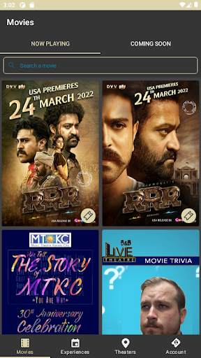 Android application B&B Theatres screenshort