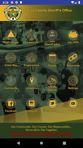 Android application Clay County Sheriff's Office screenshort
