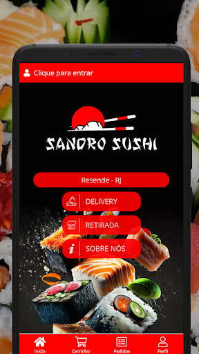 Android application Sandro Sushi screenshort