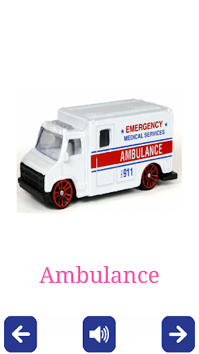 Vehicles Flashcards Screen 3