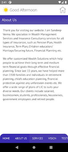 Sandeep Verma & Associates Screen 2