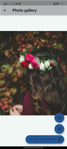 Android application cool wallpapers for girls screenshort