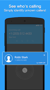 Simpler Caller ID - Contacts and Dialer  Screenshots 1