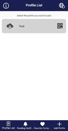 Android application AuthTake screenshort