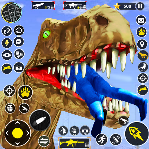 Wild Dino Hunting Gun Hunter logo