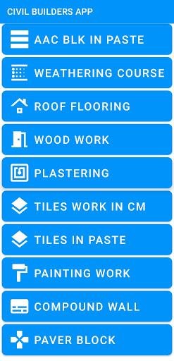 Civil Builders App Screen 2