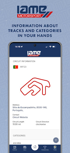 IAME Motorsport Screen 3
