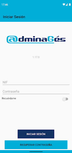 Android application Adminagés screenshort