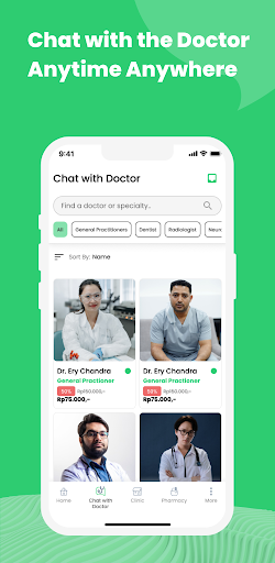 Medic+: Digital Health Service Screen 2
