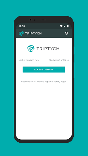 Android application Triptych screenshort