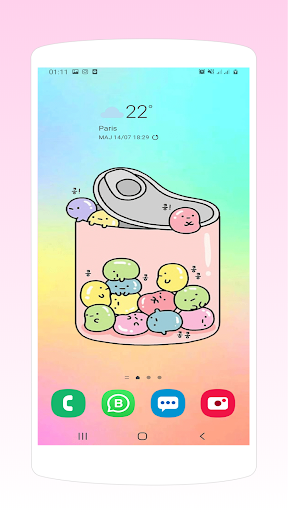 تطبيق Cute Wallpapers Kawaii backgro برو4